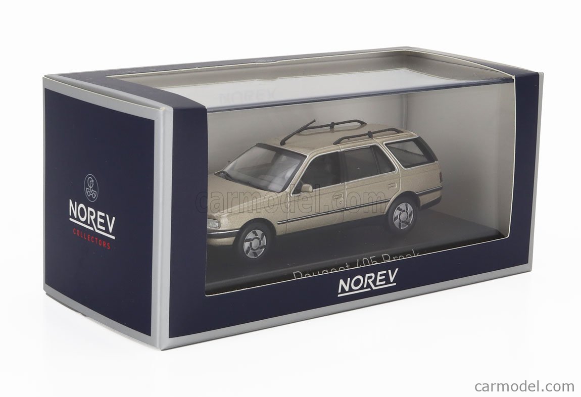 Modèle Réduit Norev Peugeot 405 Break SW 1991 Beige échelle 1:43 – Boîte Neuve