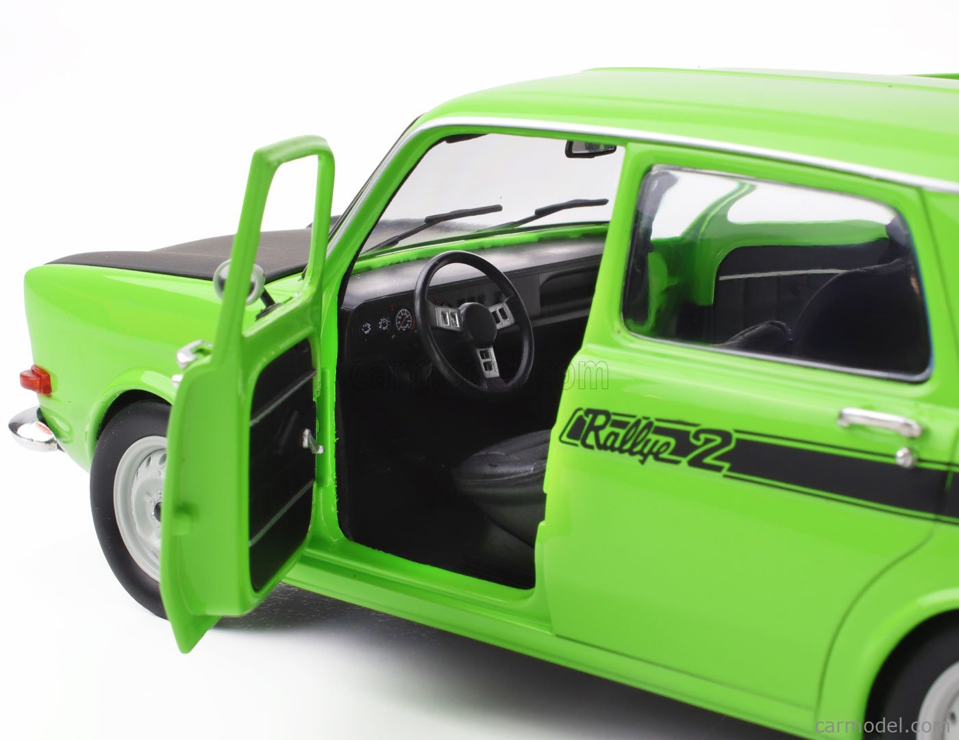 自動車 NOREV SIMCA 1000 RALLYE 2 1:18 NOREV 185704 Scale 1/18 | SIMCA 1000 RALLY 2 1972 GREEN BLACK