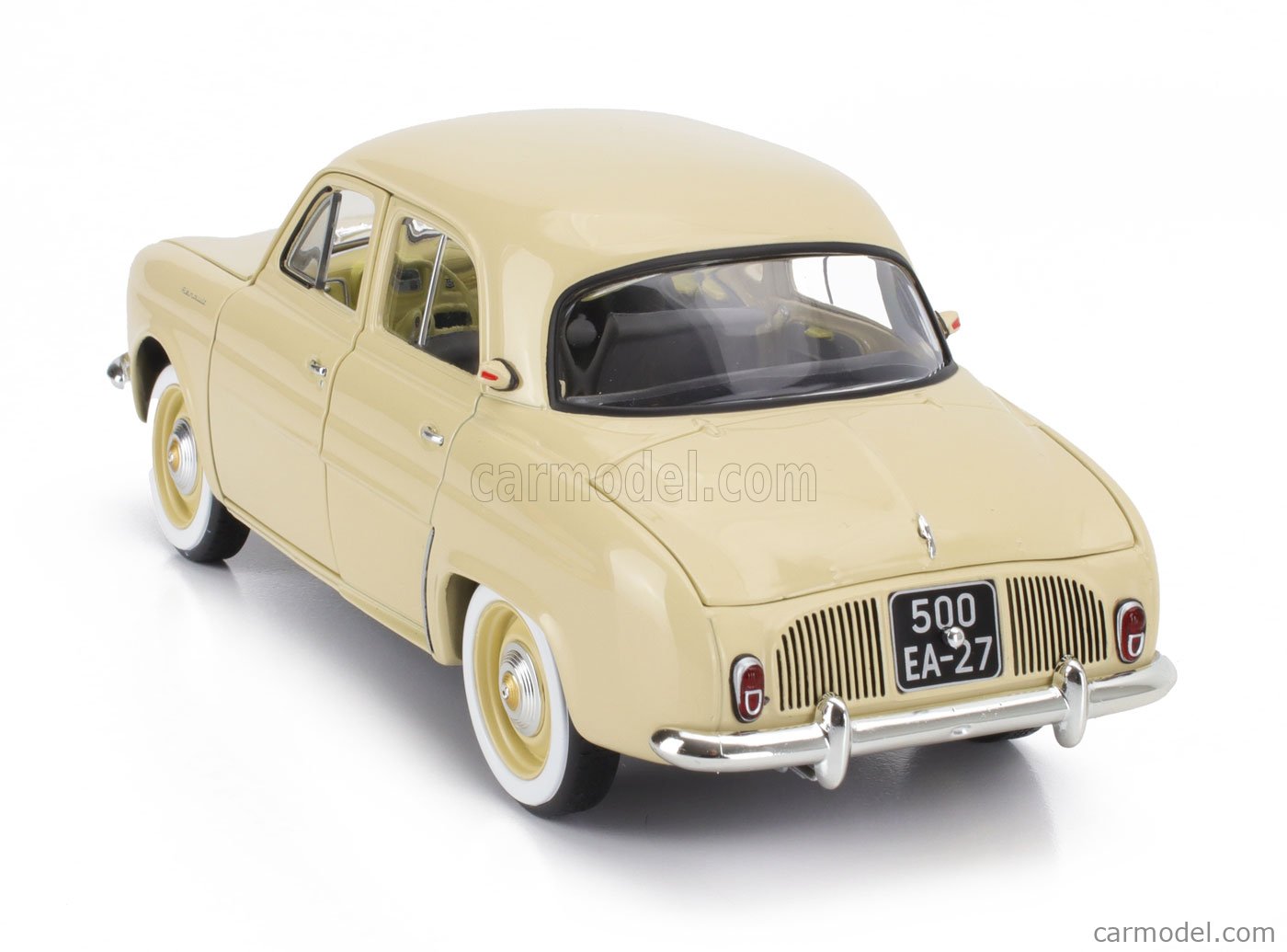 Renault Dauphine 1958 Beige – Modèle Réduit 1/18, Collection Adulte, Dès 14 Ans