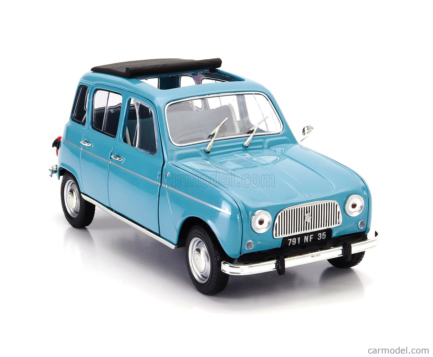 Maquette Norev Renault 16 1966 Gris Métallisé - Échelle 1/87 (HO) - Neuf Sous Blister