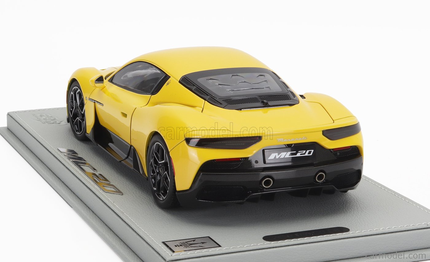 BBR-MODELS HE180051DDIE Escala 1/18 | MASERATI MC20 2020 GIALLO GENIO ...