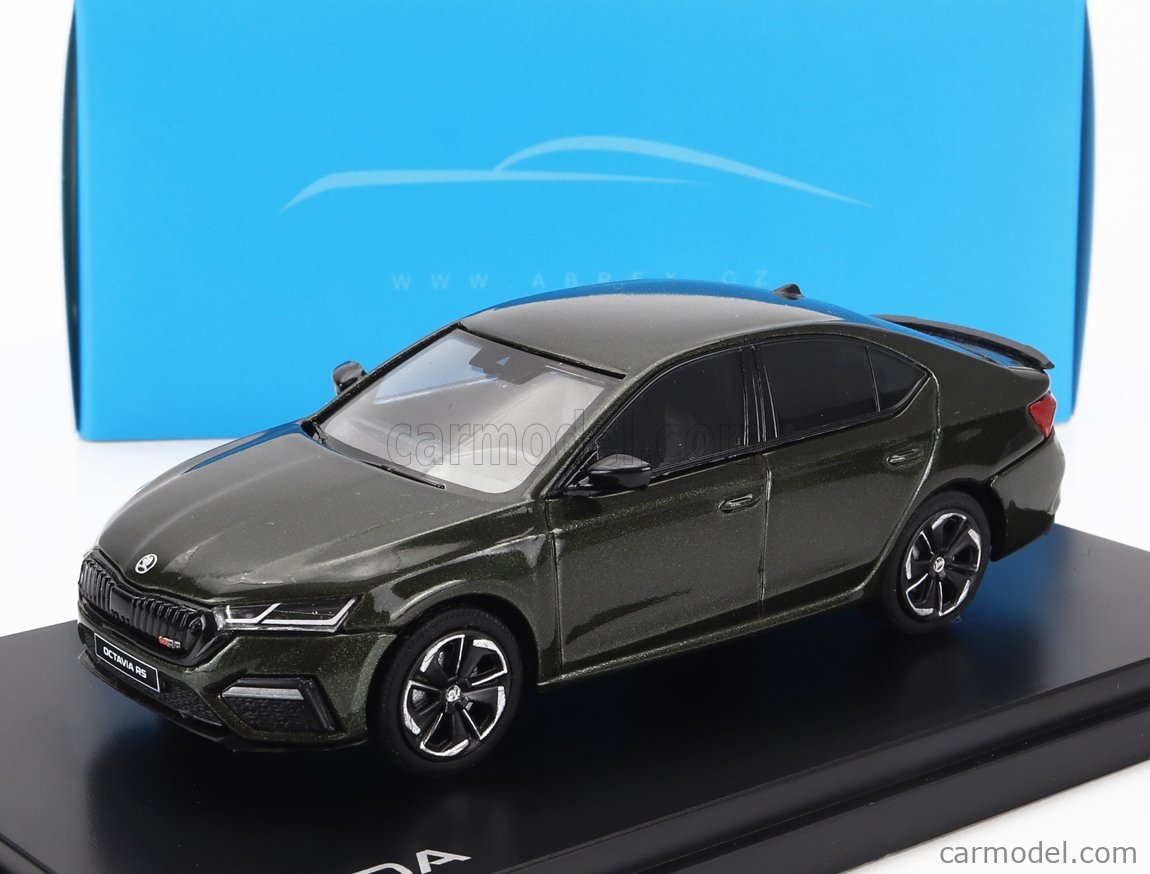 KOVOVÉ a RESIN MODELY | Škoda Octavia IV RS (2020) - Bílá Moon Metalíza