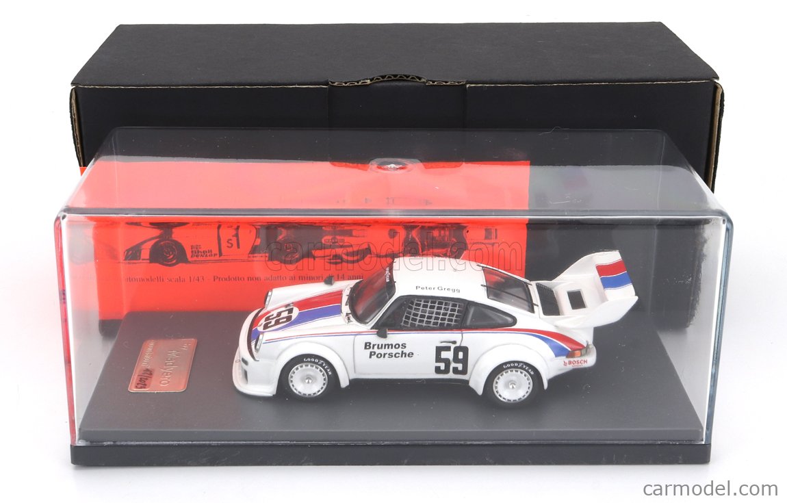Kit Miniature Porsche 934/5 Brumos #59 – Madyero 1/43 – Résine – Peter Gregg Trans Am 1977 (Neuf)