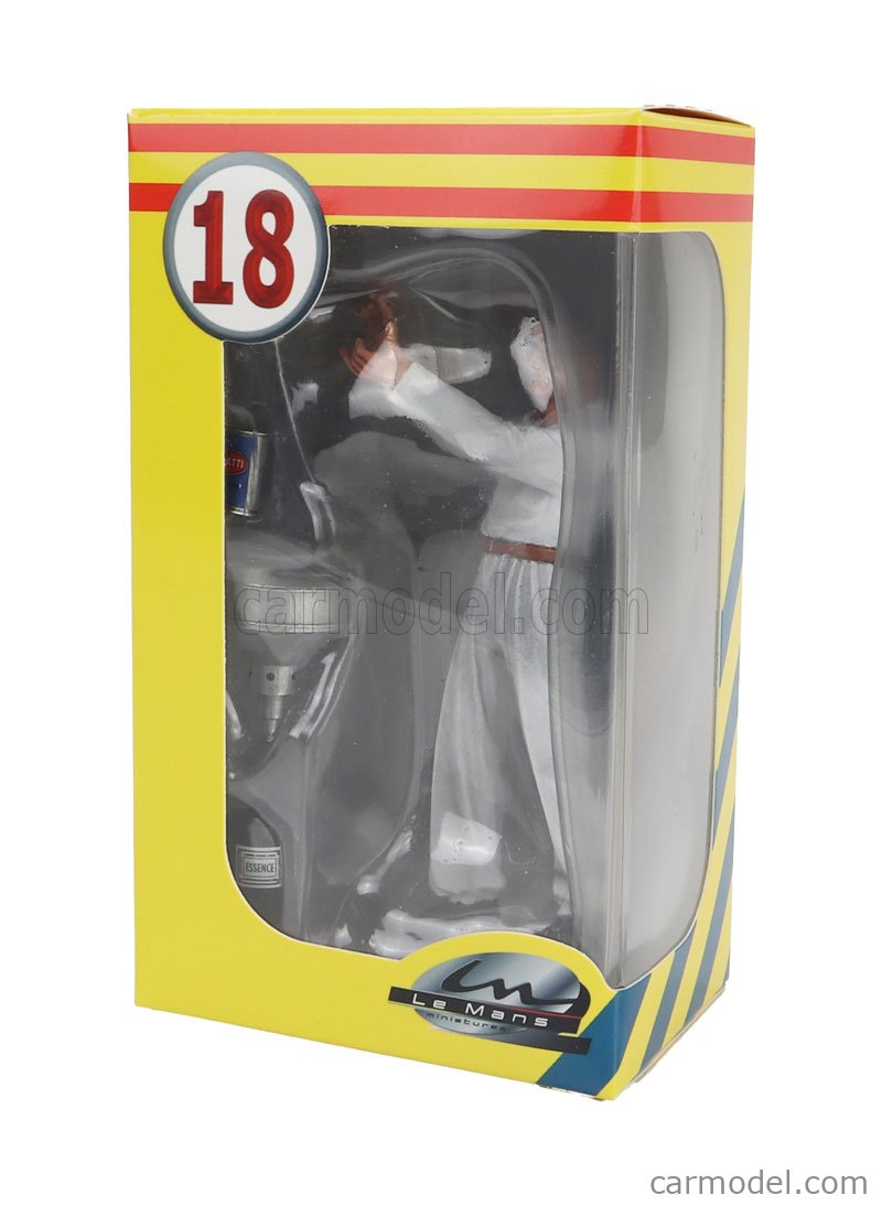 Le Mans Miniatures Figures Tim Pilota Automobilistico - 24h Le Mans Start Pilot Driver 1960 1970 1 18 Bila