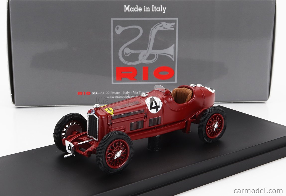 Miniature Alfa Romeo 1934 – Échelle 1/43, Marque Rio, Collection Auto Vintage