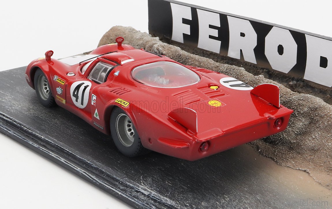 Spark 1:43 Alfa Romeo T33/2 #40 24h LeMans 1968 Casoni, Biscaldi S4368 modèle voiture S4368 9580006943682