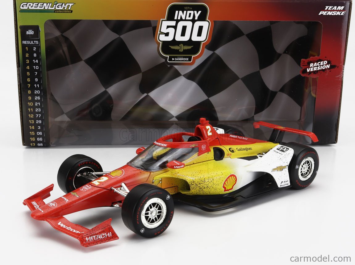 GREENLIGHT 11222 Scale 1/18 | CHEVROLET TEAM PENSKE N 2 WINNER ...