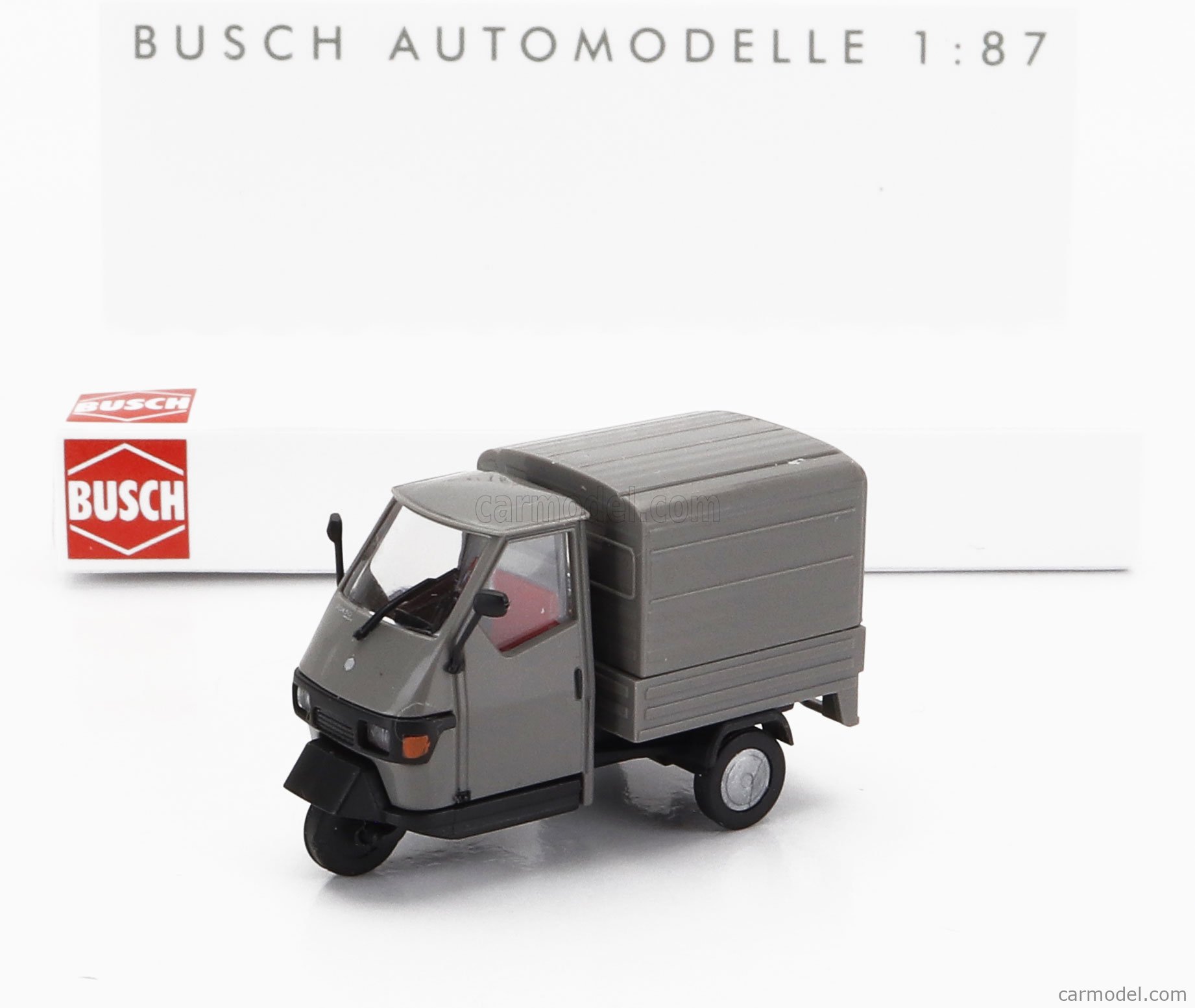 BUSCH 48442 Scale 1/87 PIAGGIO APE 50 VAN 2006 GREY
