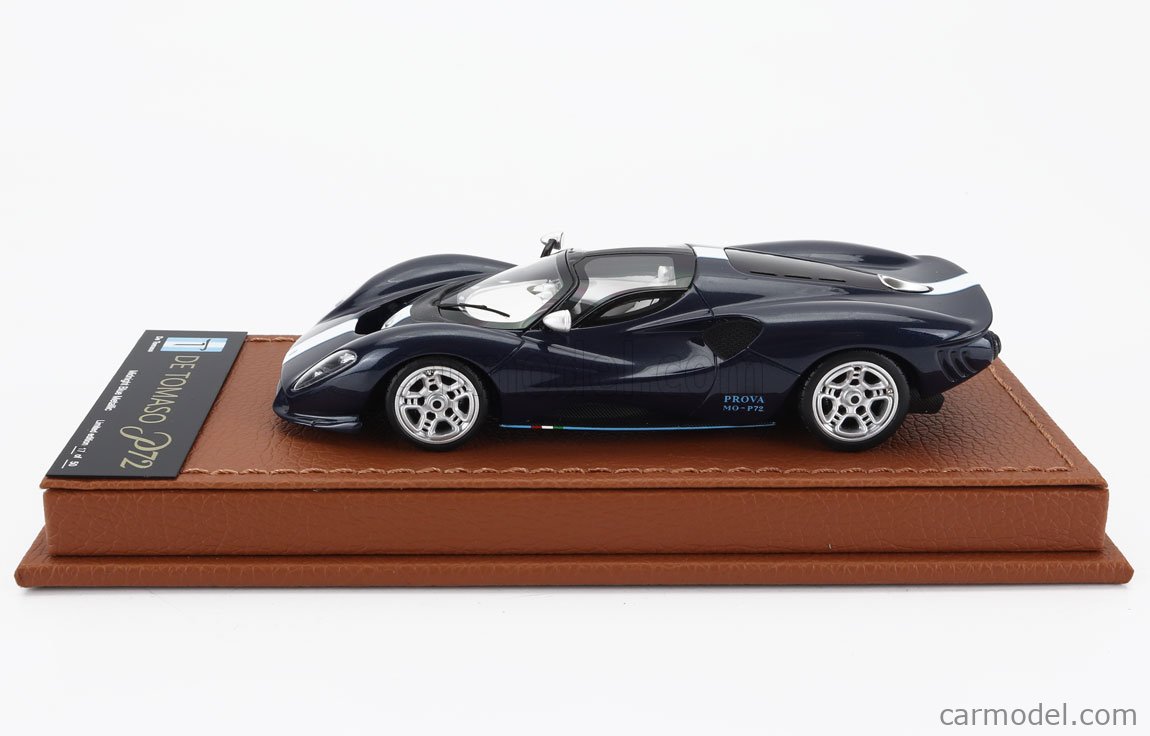 PEAKO 33806 Scale 1/43 | DE TOMASO P72 2020 MIDNIGHT BLUE MET