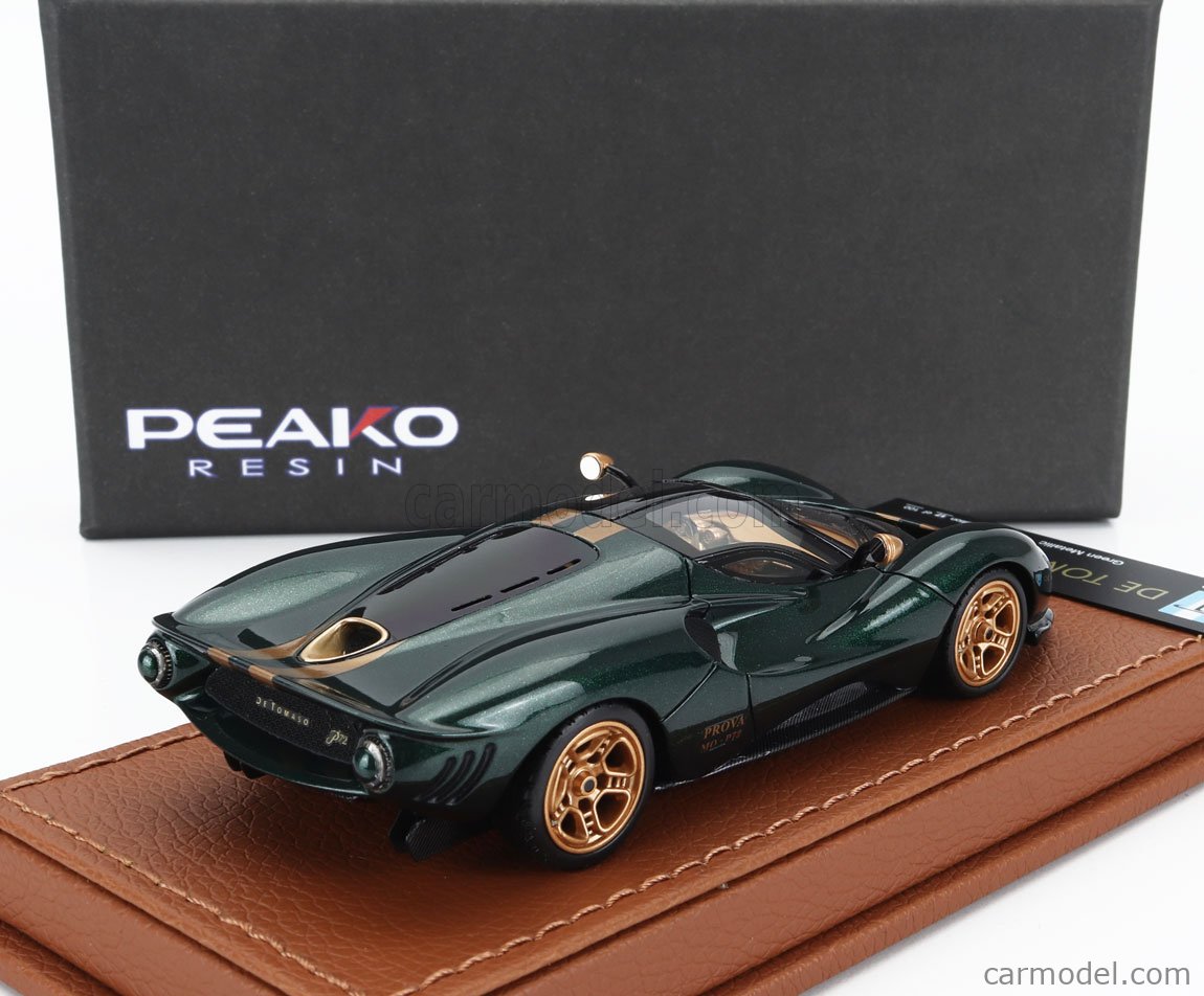 Miniature De Tomaso P72 Midnight Blue - Peako 1/43 - Résine - Neuve