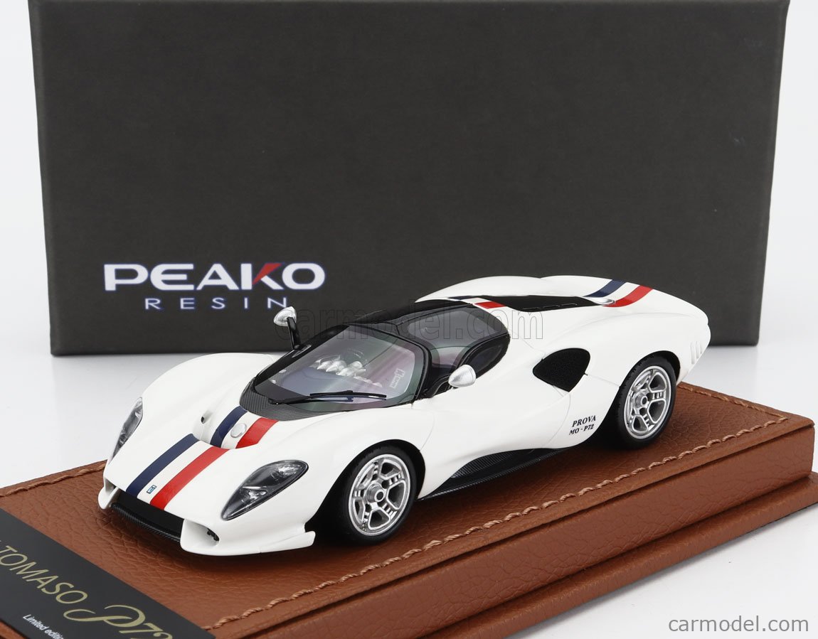 PEAKO 33803 Escala 1/43 | DE TOMASO P72 2020 GLOSS WHITE