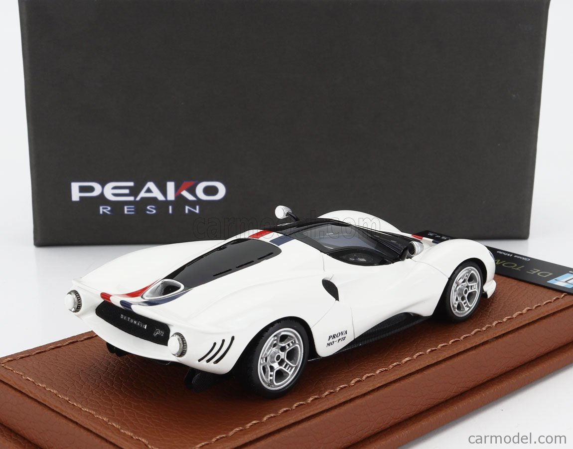 PEAKO 33803 Scale 1/43 | DE TOMASO P72 2020 GLOSS WHITE