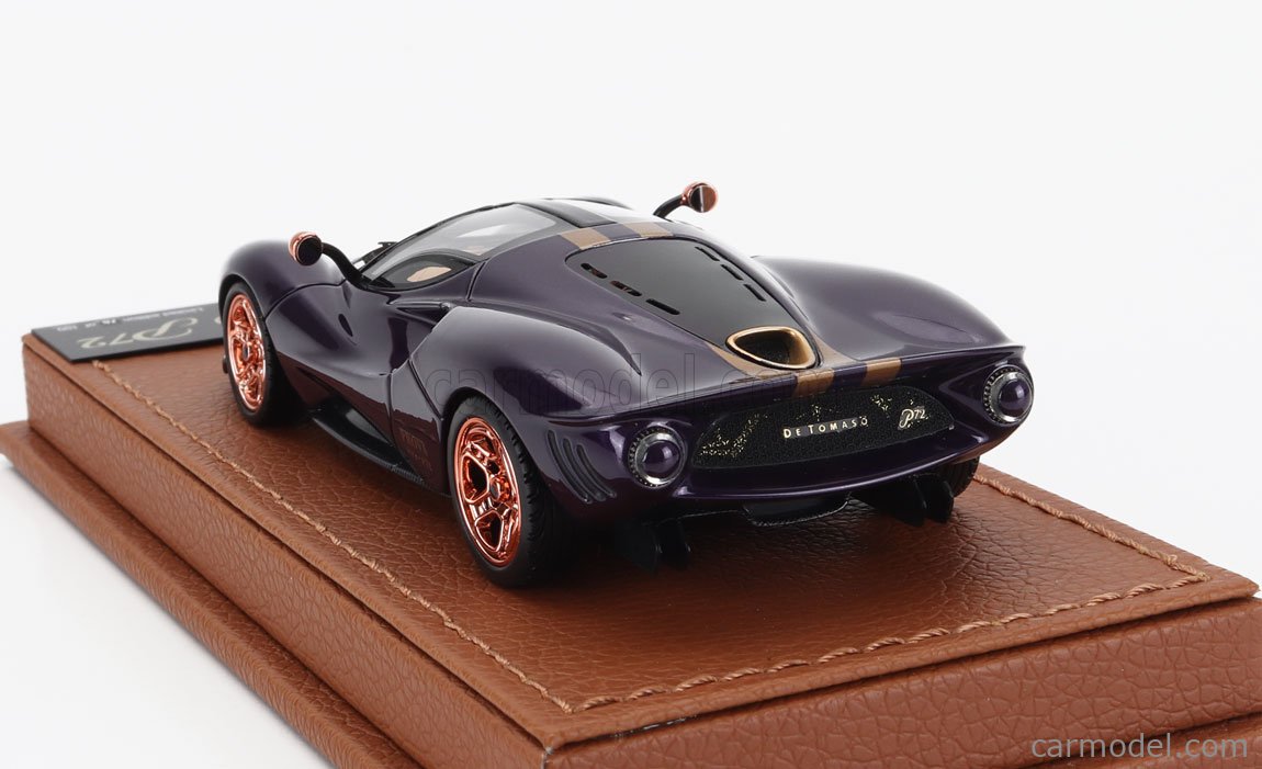 PEAKO 33802 Scale 1/43 | DE TOMASO P72 2020 PURPLE MET GOLD