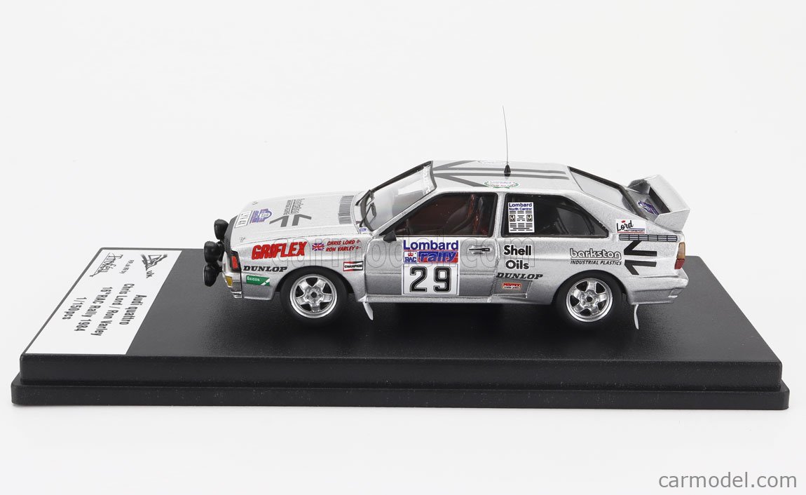 Spark 1/43 – Trofeu Audi Sport Quattro N°6 – RAC 1984 – Mouton/Pons – Modèle Résine Neuf
