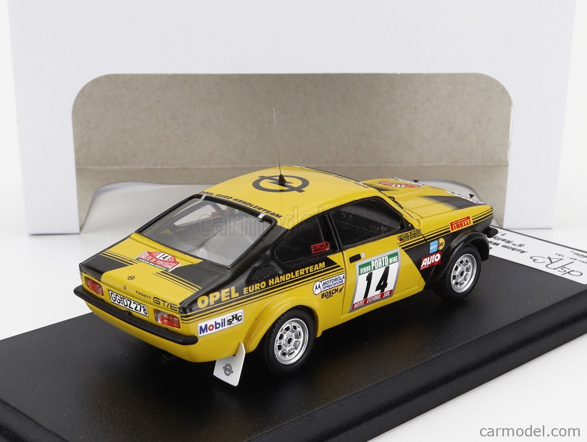 Trofeu Spark 1/43 – Opel Kadett GT/E Eurohändler Portugal 76 #7 Kulläng (Prévente)