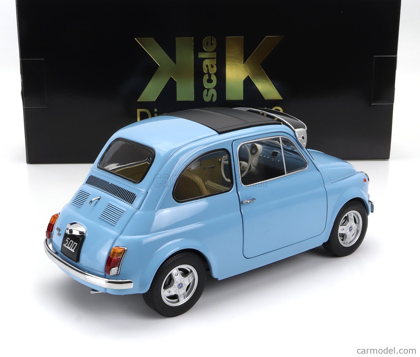 MINICHAMPS Fiat 500 1965 青 MINICHAMPS Fiat 500 1965 青 Fiat 500 1965 Electric Blue