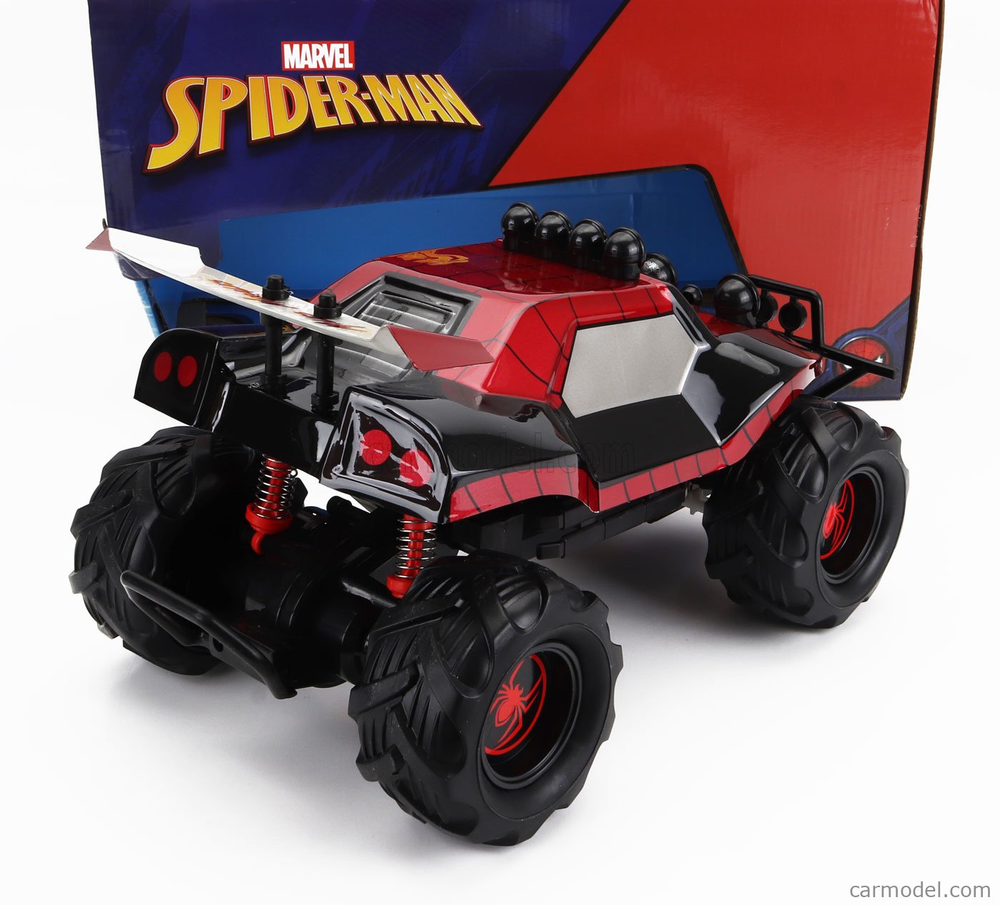 Action Figure McFarlane Toys Marvel Spider-Man Miles Morales, Scala 1:10, Con Base E Sfondo, Da Collezione