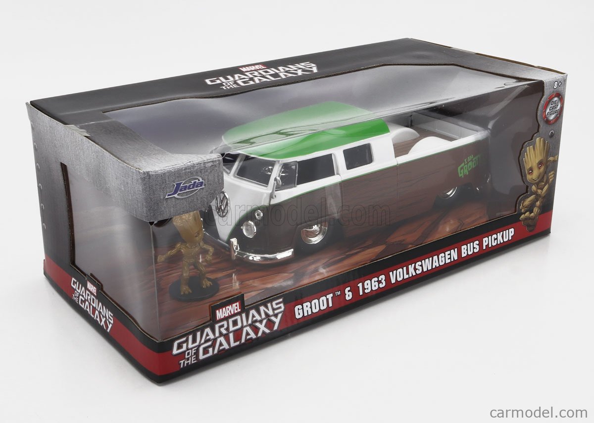 1:24 Groot w/ 1963 Volkswagen Bus Pickup -- Marvel The