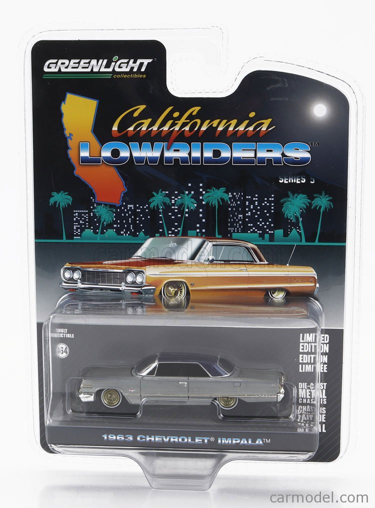 1:18 Chevrolet Impala Lowrider 1961 Alloy Die-cast Miniature Simulation Car Mode