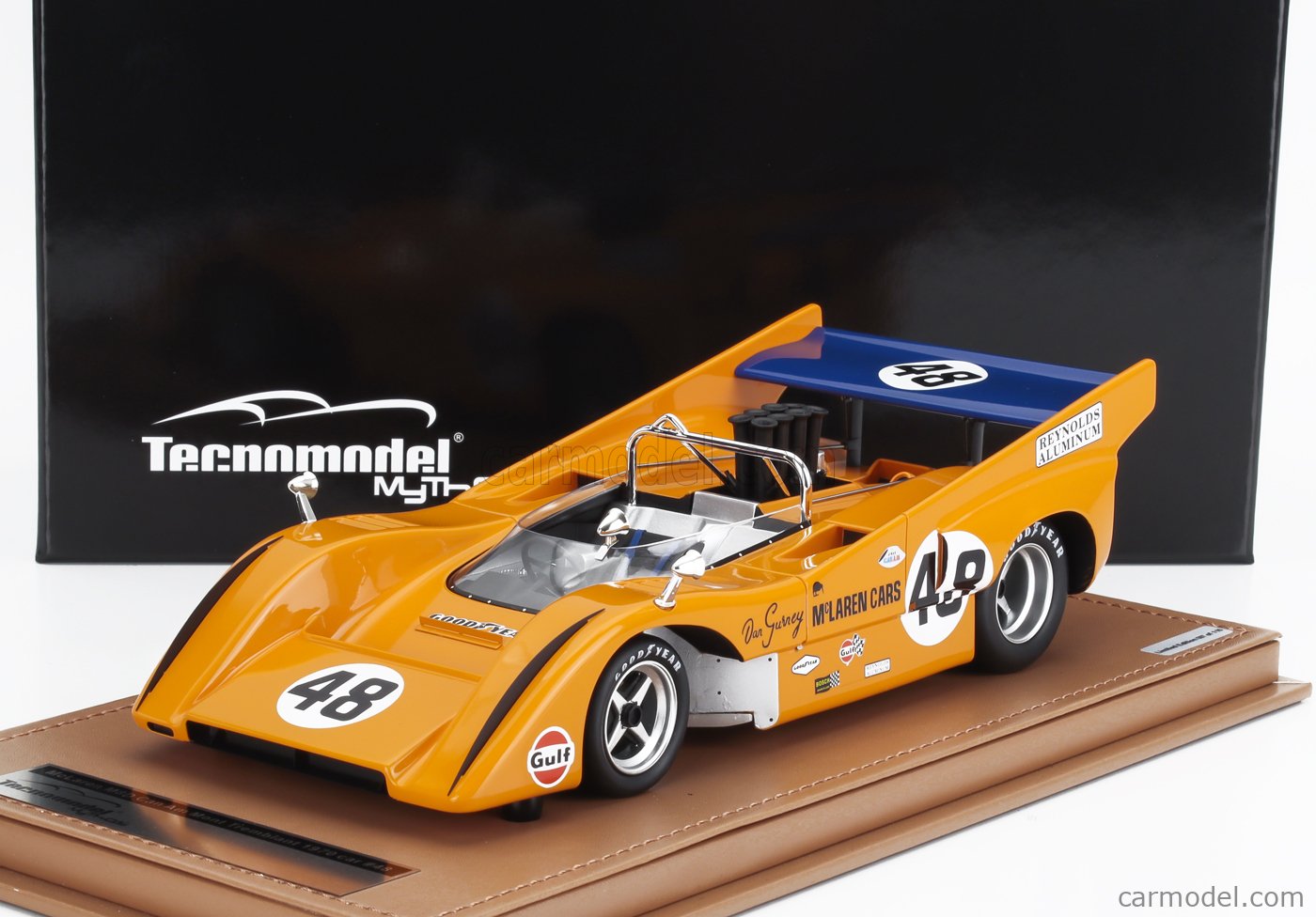 ミニカー M claren M8D Can Am 1970 1970 McLaren M8D Can AM Watkins Glen W Denny HulmeTM18-331A