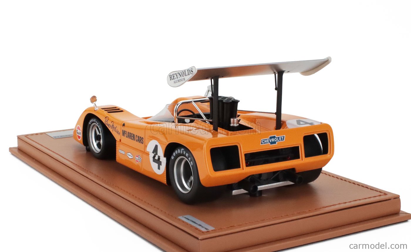 TECNOMODEL TM18-330A Scale 1/18 | McLAREN M8B CAN-AM N 4