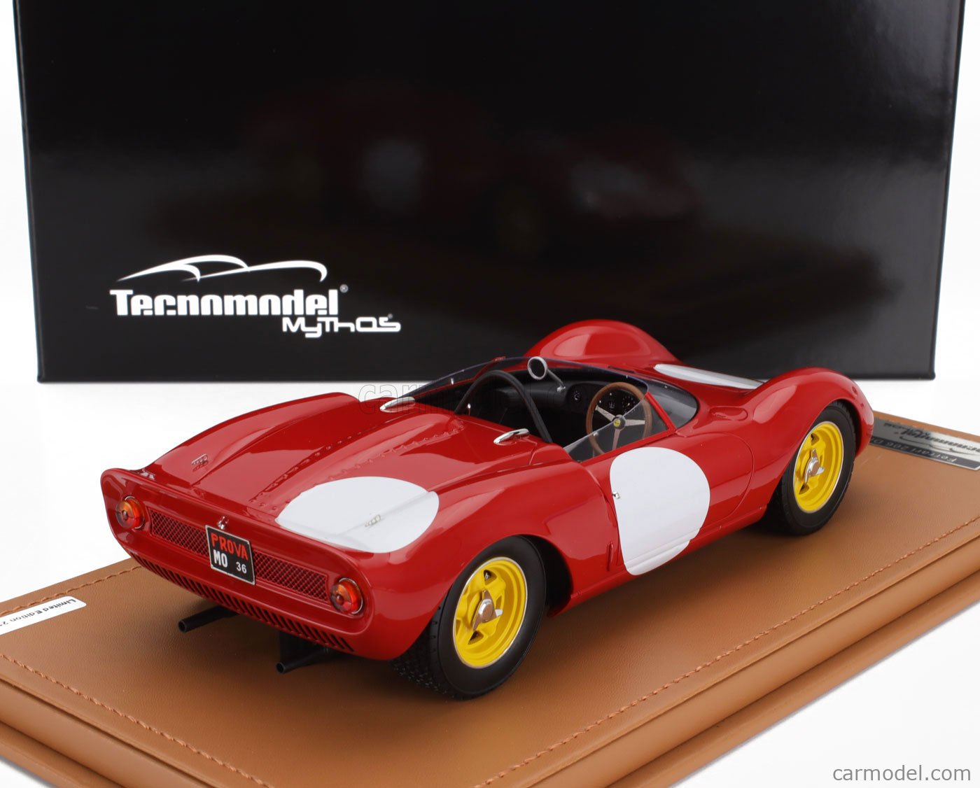 Miniature TECNOMODEL MYTHOS 1/18 - Ferrari 206 Dino SP SEFAC 1965 (TM18234A) - Résine - Neuve