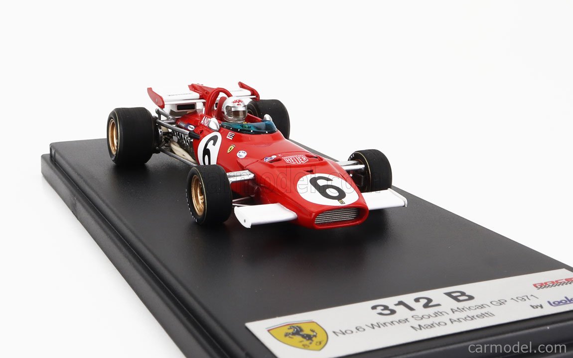 Looksmart 1/43 Ferrari 312 B, GP D'Afrique Du Sud 1971, Mario Andretti - Occasion