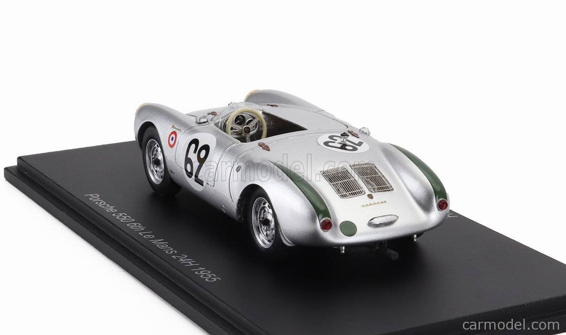 Décalcomanies Porsche 550 N°62 Le Mans 1955 - Échelle 1:43, Pour Maquette Voiture De Course
