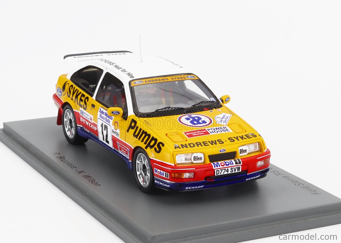 SPARK-MODEL SA193 Scale 1/43 | FORD ENGLAND SIERRA RS500 COSWORTH N 7 2nd MACAU GUIA RACE 1989 A