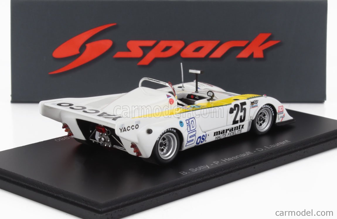 Trofeu 1/43 Chevron B36 #25 Yacco – 24 Heures Du Mans 1980, Résine, édition Limitée