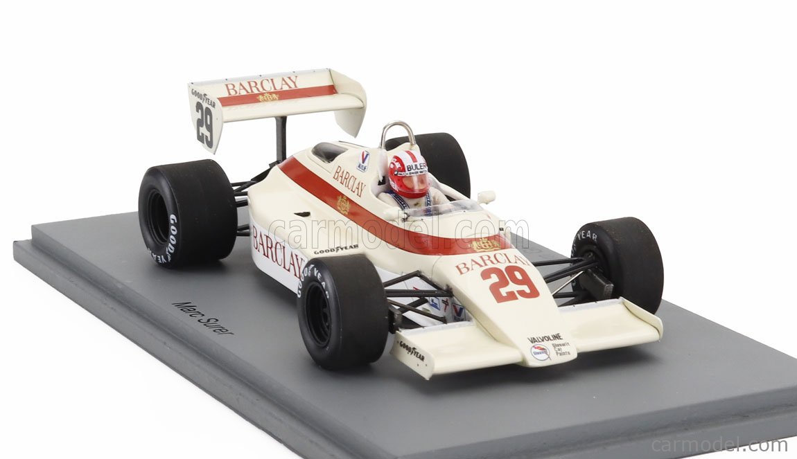 Spark 1:43 Marc Surer Arrows A6 #29 Belgium GP Formula 1