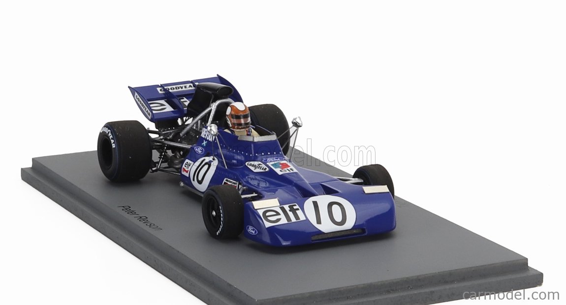 1/43 Spark 1971 Tyrrell 002 No.9 Winner US GP François Cevert Car Model
