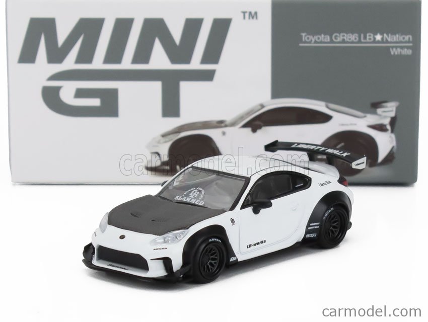【ラッピング不可】 MINI-GT MGT00769-L Scale 1/64 | TOYOTA GR86 LB WORKS 2023 ミニカー
