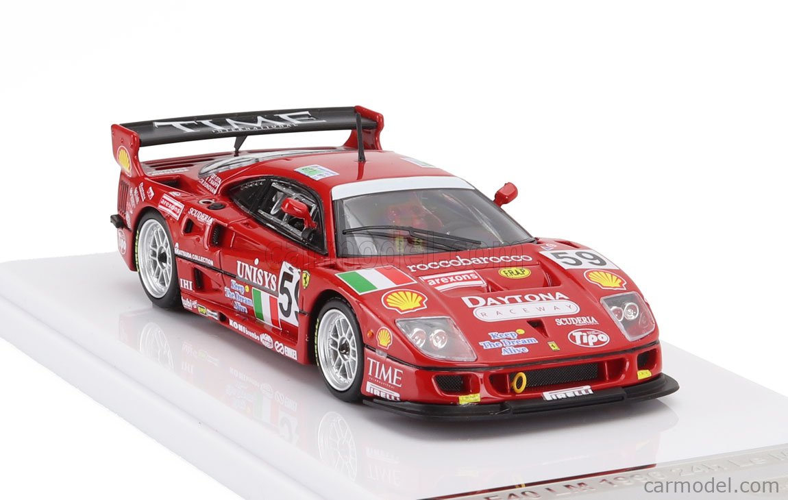 Modèle réduit Ferrari F40 Lm Le Mans 1996 Team Ennea Igol Nr45
