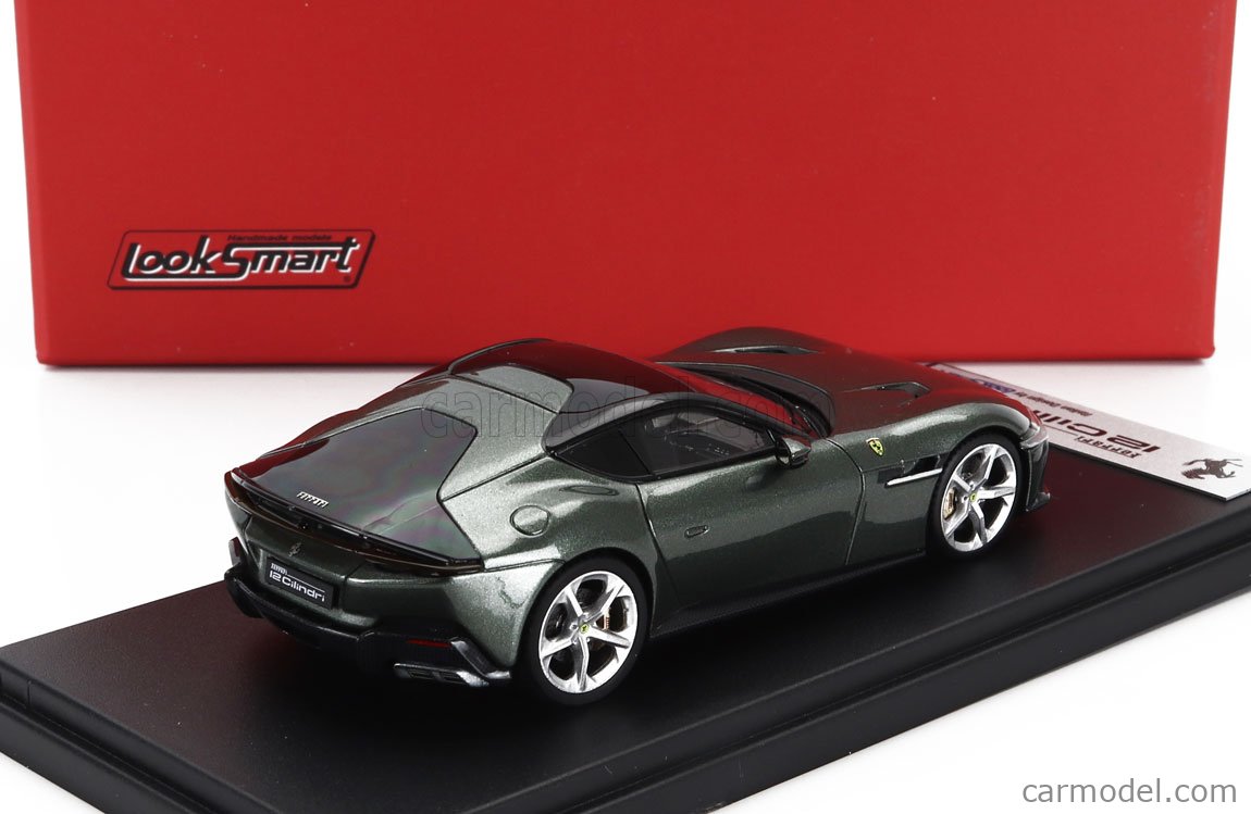 LOOKSMART LS553H Scale 1/43 | FERRARI 12CILINDRI V12 830cv 2024 VERDE ...