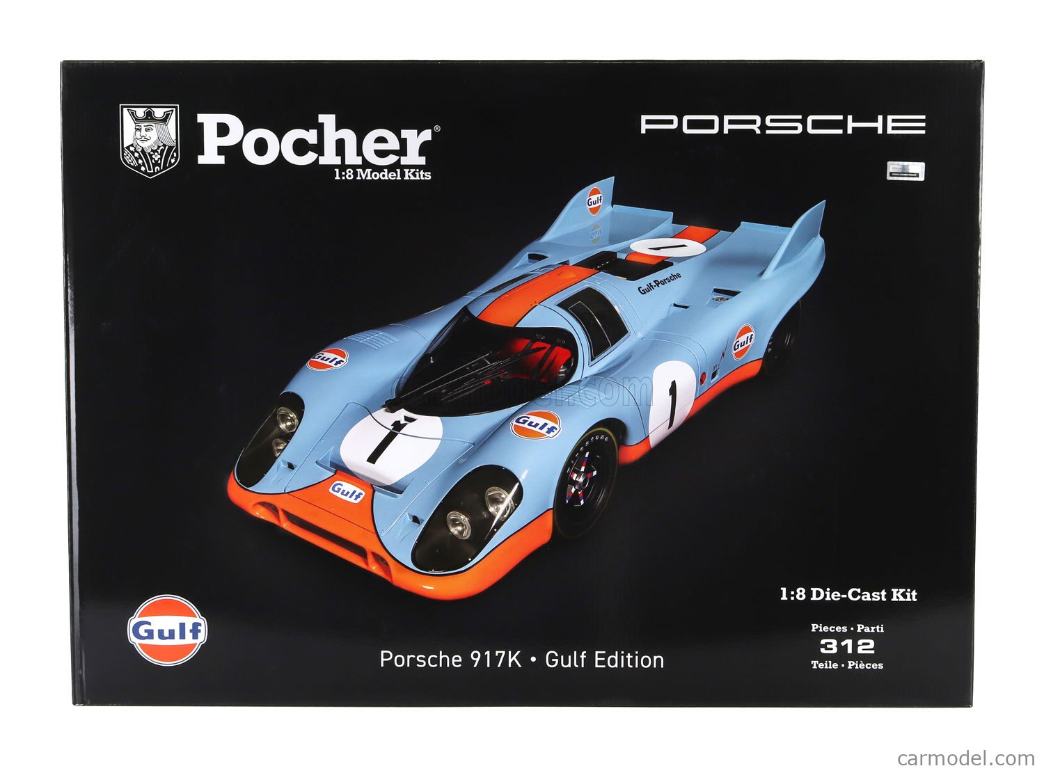 POCHER HK118 Scale 1/8 | PORSCHE 917K N 1 RACING GULF EDITION 1971 ...