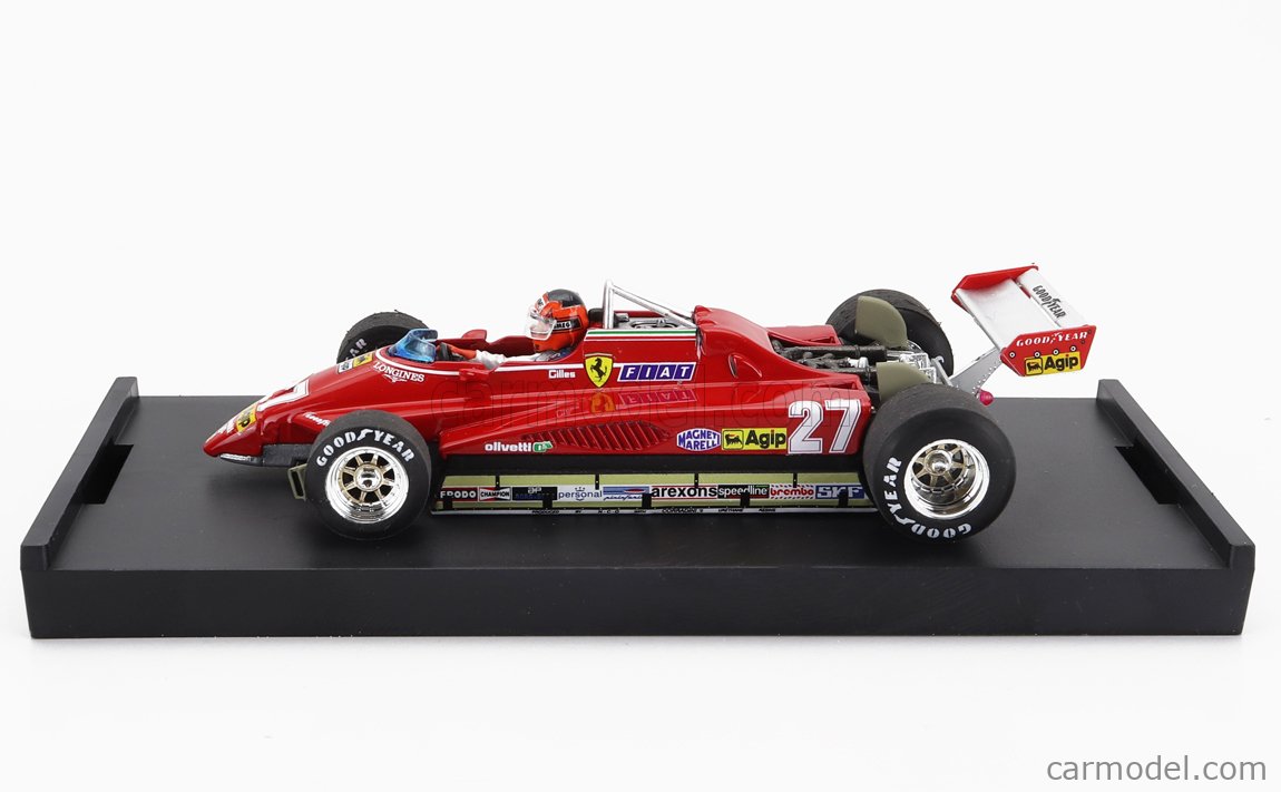 Modellino Ferrari 126 C2 1982 GP Long Beach Pilota #27 Scala 1:43 2005 R272CH