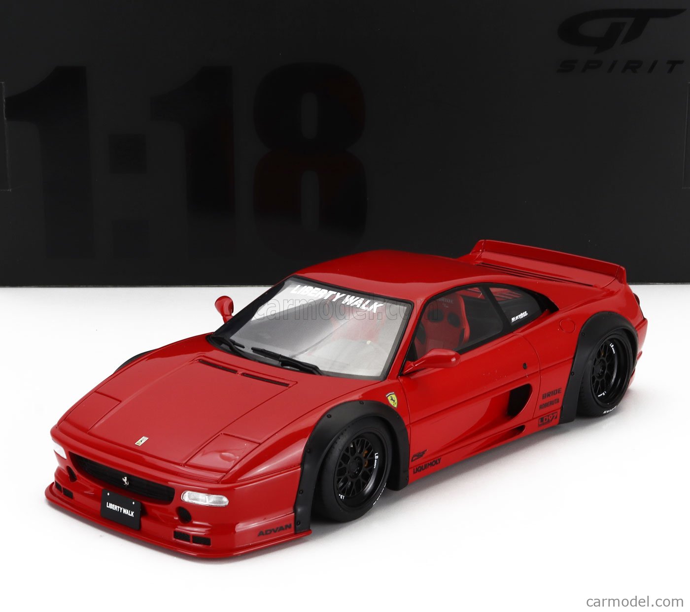 Ferrari F355 赤 ミニカー 約1/18スケール 予約】2025年発売予定FERRARIフェラーリ F355 LB WORKS 2023 RED
