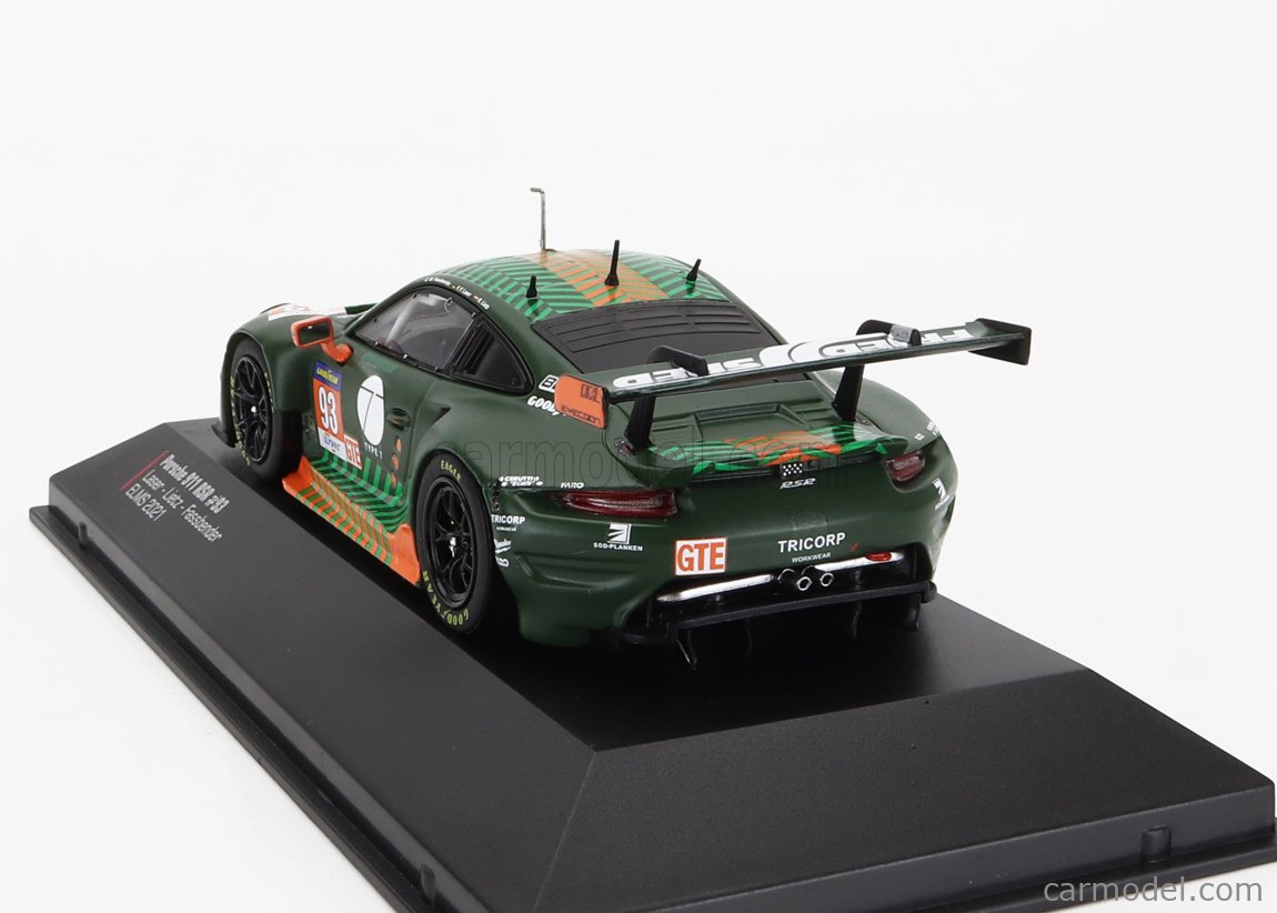 ixo 1/43 - porsche 911 rsr - le mans 2022 legt43-23006