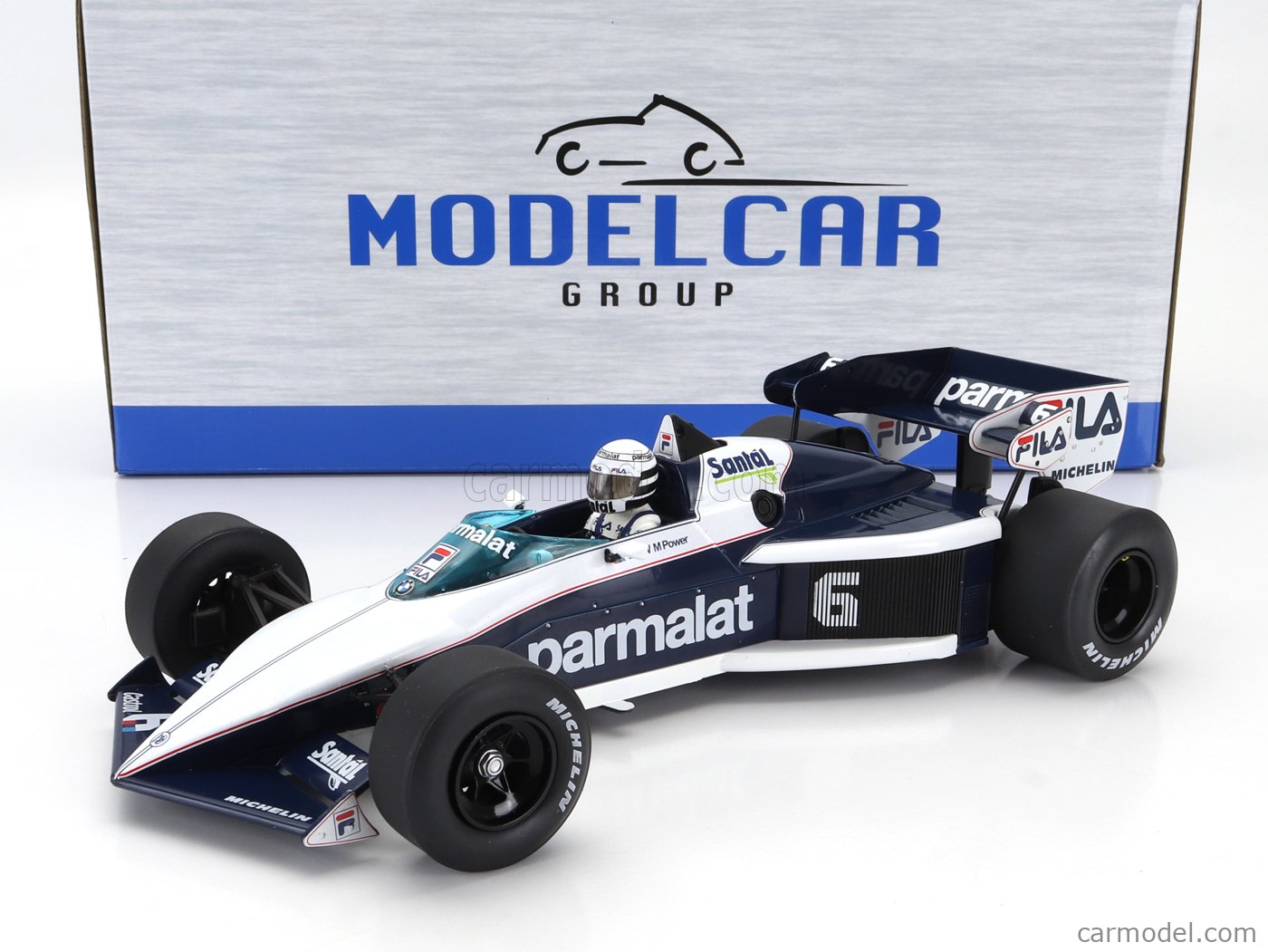 MCG MCG18619F Scale 1/18 | BRABHAM F1 BT52 PARMALAT N 6 WINNER