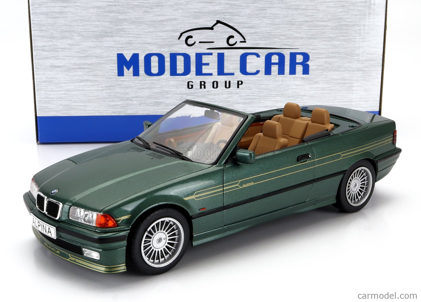 Miniature Voiture MCG BMW Alpina B3 3.2 Cabriolet Bleu - Échelle 1/18 - 1996 - Précommande