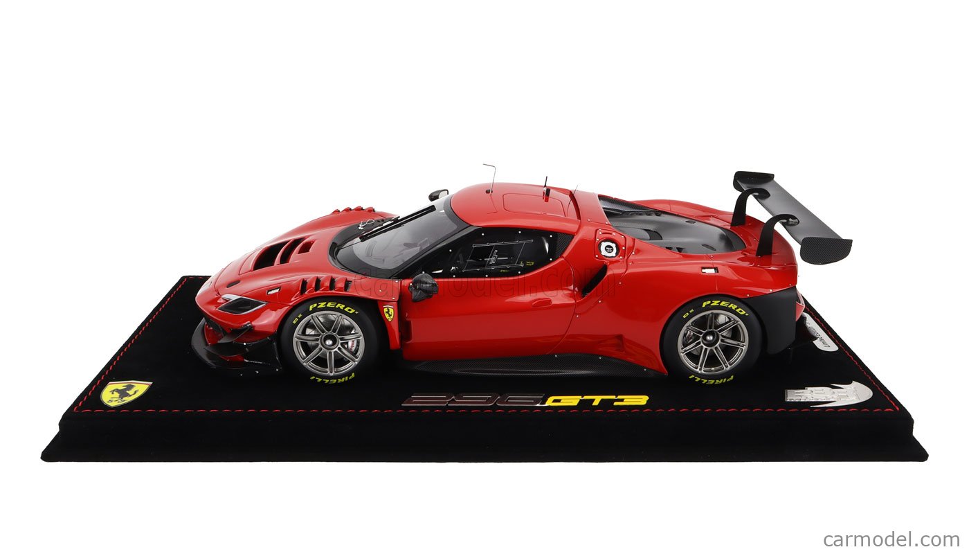 BBR Models 1:18 Ferrari 296 GT3 Ano de construção 2022 corsa vermelho P18225A modelo carro