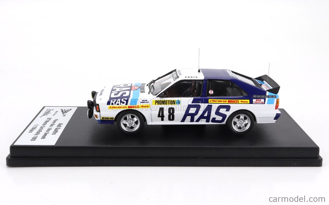 Audi Coupé Quattro - Rallye Automobile Monte-Carlo 1987 - Turuani - Thimonier