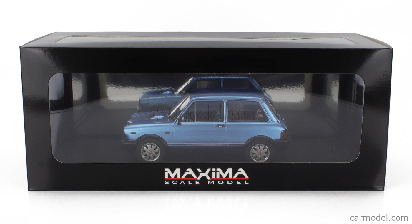 Modèle Réduit 1:18 Autobianchi A112 Abarth 1984 - Rouge Corsa - Marque MAXIMA, Référence MAX007000 - Neuf