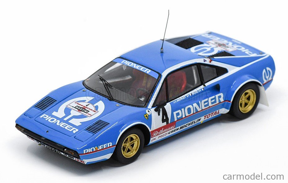 Diecast model cars Ferrari 308 GTB 1/43 Best GTB GR.4 Tour de Course No.12 1982