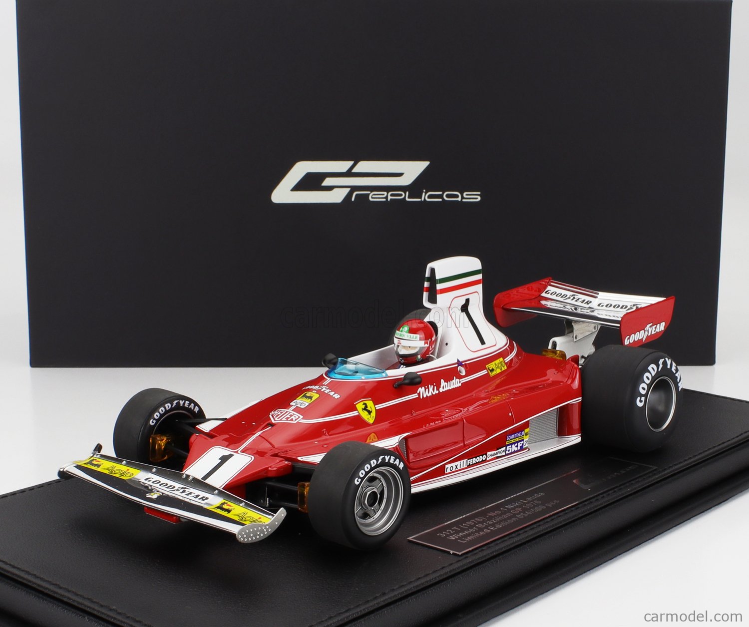 GP-REPLICAS GP026CWD Scale 1/18 | FERRARI F1 312T N 1 WINNER