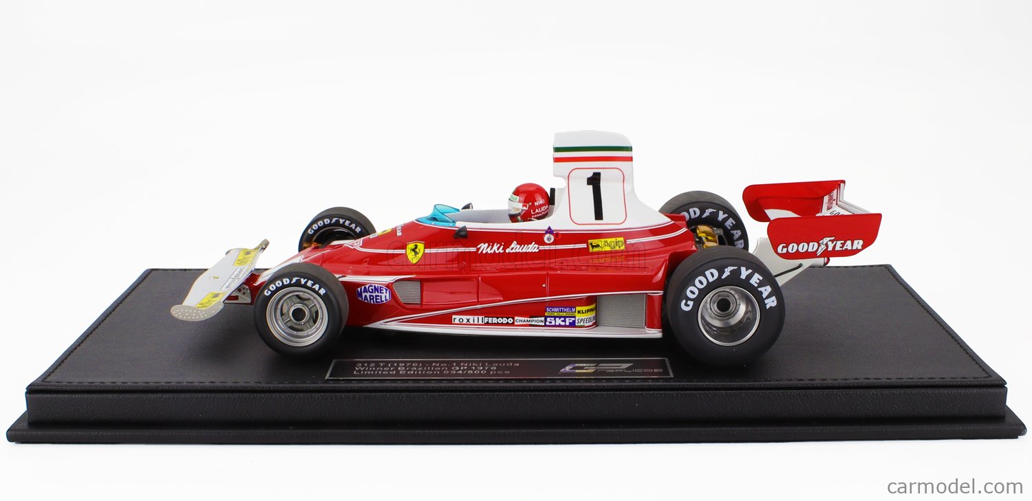 LOOKSMART ルックスマート 1/43 フェラーリ312T ニキ・ラウダ 1975 モナコGP 優勝車　シリアルカード欠品　送料無料 | ☆ ルックスマート 1⁄43 フェラーリ 312T 1975 F1 イタリアGP