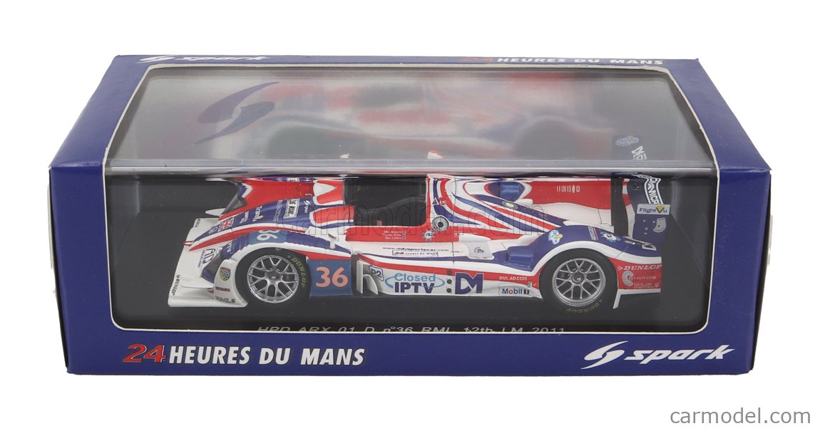 Miniature Spark 1/43 Triumph TR4S N°25 – 24h Le Mans 1961 – Becquart & Rothschild