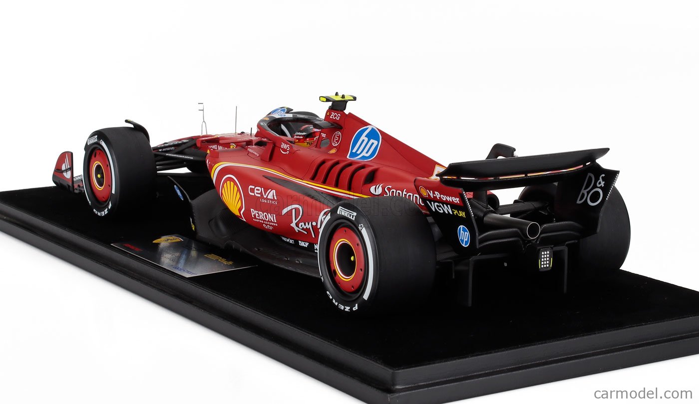 Miniature 1/43 Looksmart Ferrari F1 SF-24 #55 - Monaco GP 2024, Carlos Sainz, LSF1064