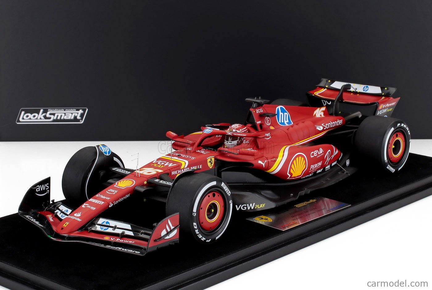 LOOKSMART LS18F1063 Scale 1/18 | FERRARI F1 SF-24 TEAM SCUDERIA